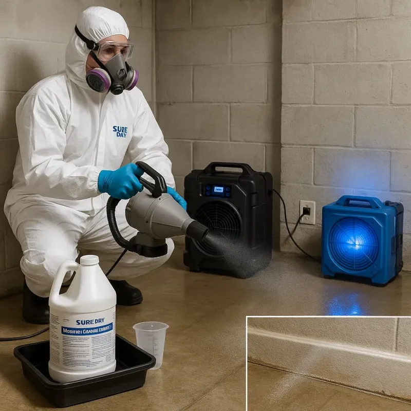 Sanitization and Odor Removal process in Irvine, KY